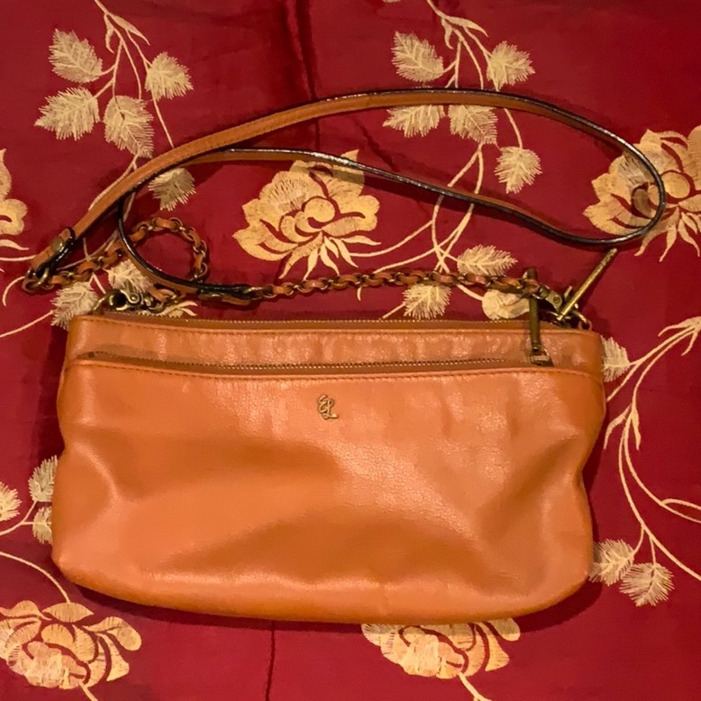 Vintage Elliot Luca Camel Leather Bag